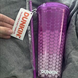 Dunkin' Purple Heart Tumbler